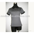 Women's cotton interlock short sleeve polo shirt